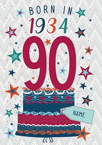 Tap to view Born in 1934 Birthday Card for him