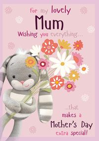 Hun Bun - Lovely Mum Personalised Mother's Day Card