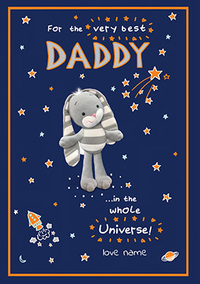 Hun Bun - Best Daddy Personalised Father's Day Card