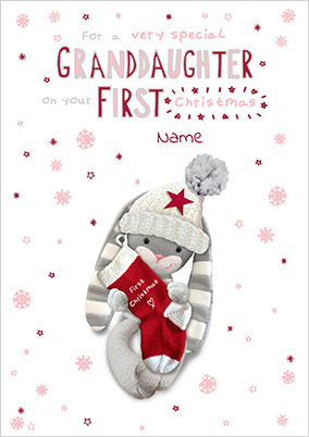 Hun Bun - Granddaughter 1st Christmas Card