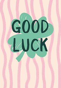 Tap to view Good Luck Four Clover Card