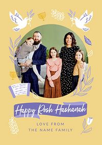 Tap to view Happy Rosh Hashanah From Family Jewish New Year Card