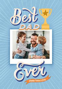 Tap to view Best Dad Ever Photo Upload Card