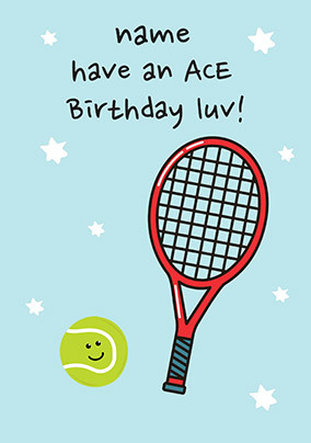 Ace Birthday Luv Birthday Card