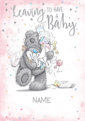 Me To You Maternity Leaving Card