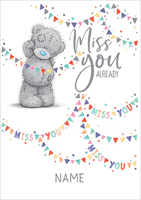 Me To You Miss You Already Leaving Card