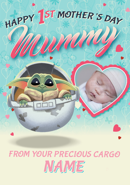 Mandalorian - 1st Mother's Day Photo Card