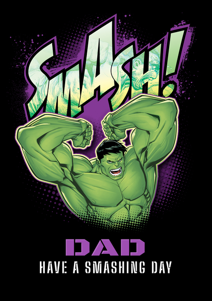 Hulk Dad Father's Day Card