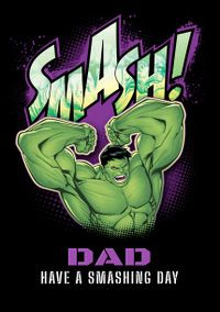 Tap to view Hulk Dad Father's Day Card