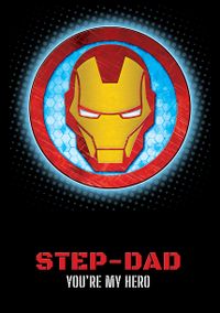 Tap to view Iron Man Stepdad Father's Day Card
