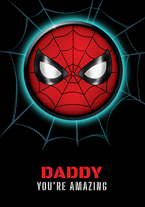 Spider Man Daddy Father's Day Card