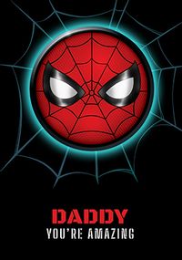 Tap to view Spider Man Daddy Father's Day Card