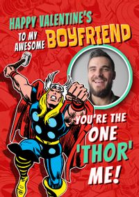 Tap to view Marvel The One Thor Me Valentines Card