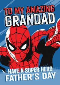 Tap to view Spider-Man Amazing Grandad Happy Father's Day Card