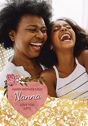 Nanna Photo Mothers Day Card