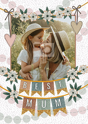 Banners Photo Mothers Day Card