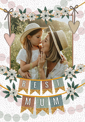 Banners Photo Mothers Day Card