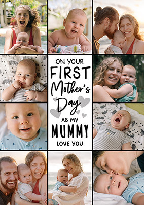 Ten Photo Mothers Day Card