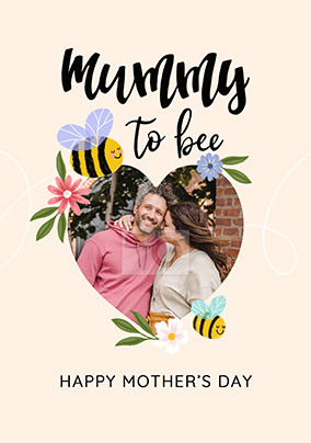 Mum To Be Photo Mothers Day Card