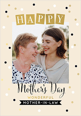 Confetti Mother in Law Mothers Day Card