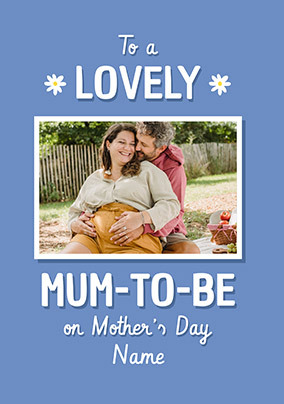 Lovely Mum To Be Simple Card