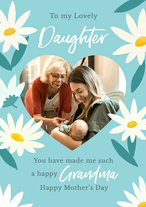 Lovely Daughter Mother's Day Photo Card