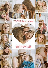 Tap to view Best Mum 11 Photo Mothers Day Card