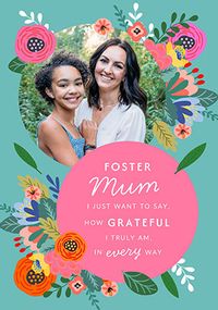 Tap to view Cancer Research UK Foster Mum Thank You Photo Card