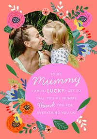 Tap to view Cancer Research UK To My Mummy Thank You Photo Card