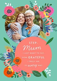 Tap to view Cancer Research UK Step-Mum Thank You Photo Card