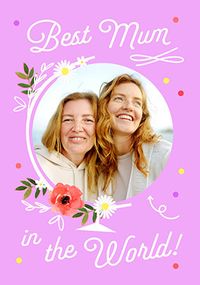 Tap to view Cancer Research UK Best Mum In The World Birthday Photo Card
