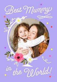 Tap to view Cancer Research UK Best Mummy In The World Birthday Photo Card