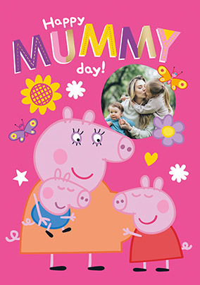 Peppa Pig Mummy Day Mother's day Photo Card