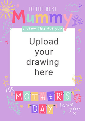 Artwork Image Upload Mother's Day Card
