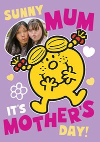 Tap to view Little Miss Sunny Mum Mother's Day Photo Card