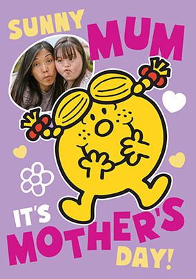 Photo of Little Miss Sunny Mum Mother's Day Photo Card