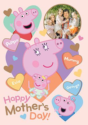 Photo of Peppa Pig Mummy Happy Mother's Day Photo Card