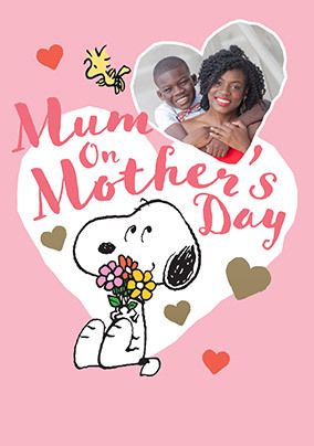 Photo of Snoopy Mum On Mother's Day Photo Card