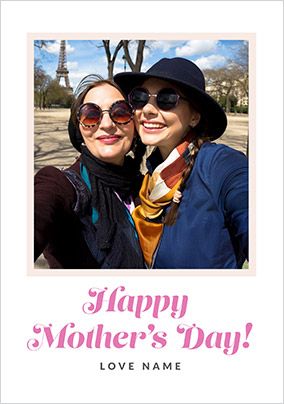 Photo of Happy Momento Simple Mother's Day Photo Card
