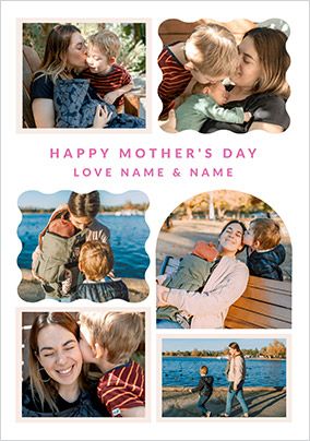 Photo of Happy Momento 6 Photo Mother's Day Card From The Kids