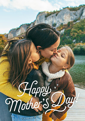Just My Type Full Portrait Photo Mother's Day Card