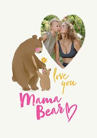 Tap to view Love You Mumma Bear Mother's Day Photo Card