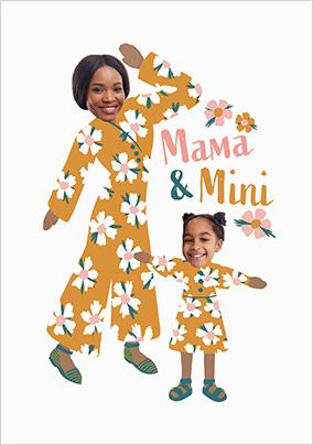 Photo of Mini And Mama Mother's Day 2 Photo Upload Card