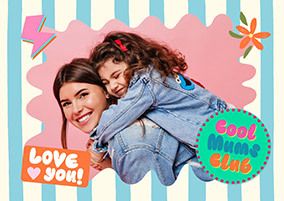 Photo of Cool Mums Club Landscape Photo Mother's Day Card