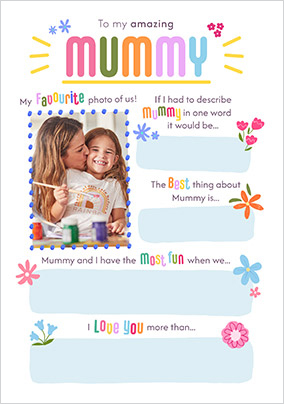 Handwrite The Details Mother's Day Photo Card