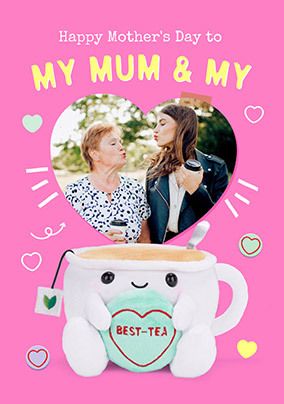 Photo of Swizzels Love Hearts Mum & Best-Tea Mother's Day Photo Card