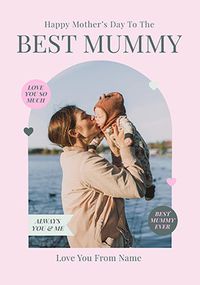 Tap to view Best Mummy Classic Mother's Day Photo Card