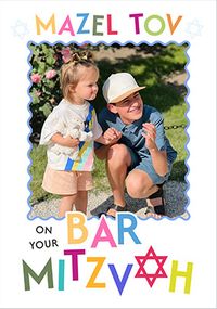 Tap to view Mazel Tov on your Bar Mitzvah Photo Card