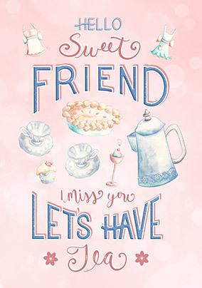 Sweet Friend Miss You Card