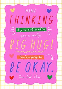 Tap to view Colourful Thinking of You Support Card